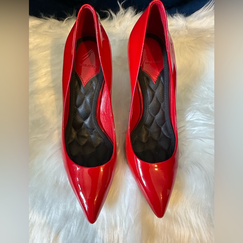 Brian Atwood red heel pump